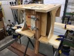Neck mounted in fixture.JPG