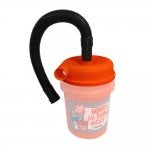 Water bottle Orange Plastic bottle Plastic Drinkware